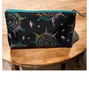 NWOT Clinique Colorful Starburst Cosmetic Bag